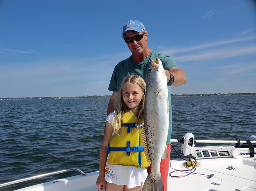 monster trout with captain chuck
